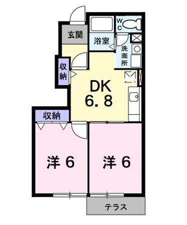 ジェルメの物件間取画像